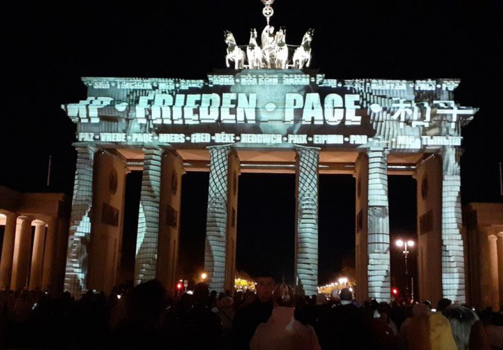 Das Brandenburger Tor beim Festival of Lights