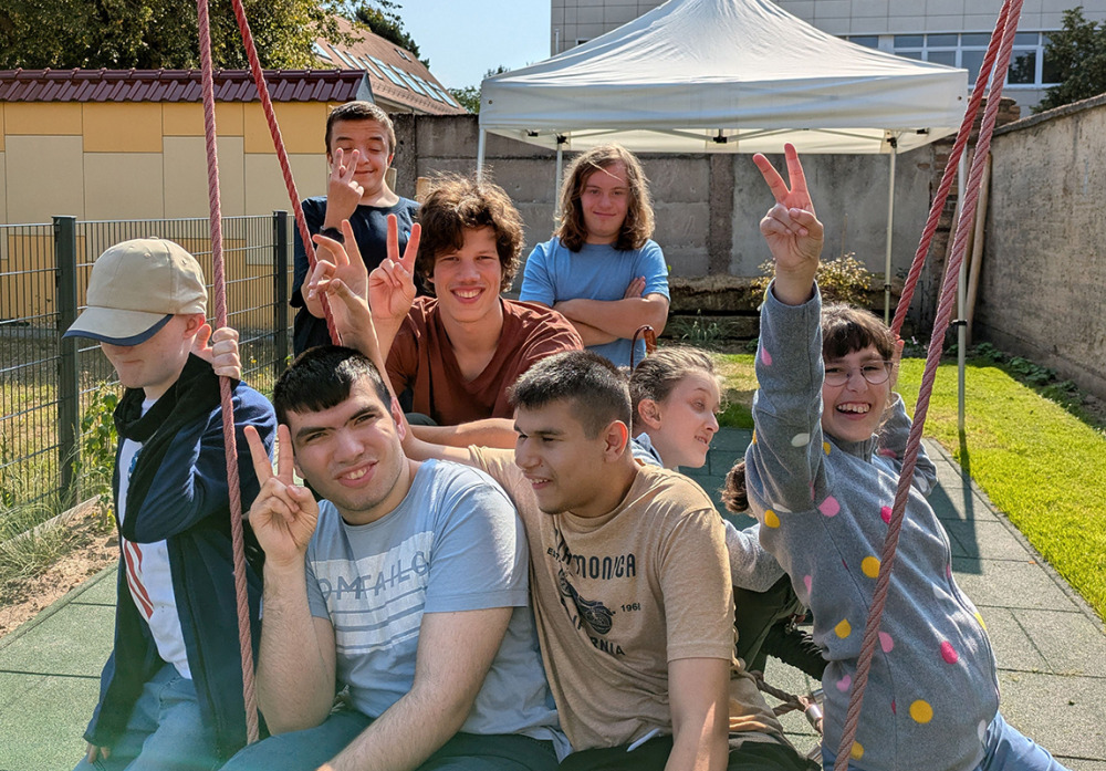 Unsere Gruppe aus dem Berufsbildungsbereich